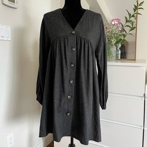 Boho Zara charcoal dress